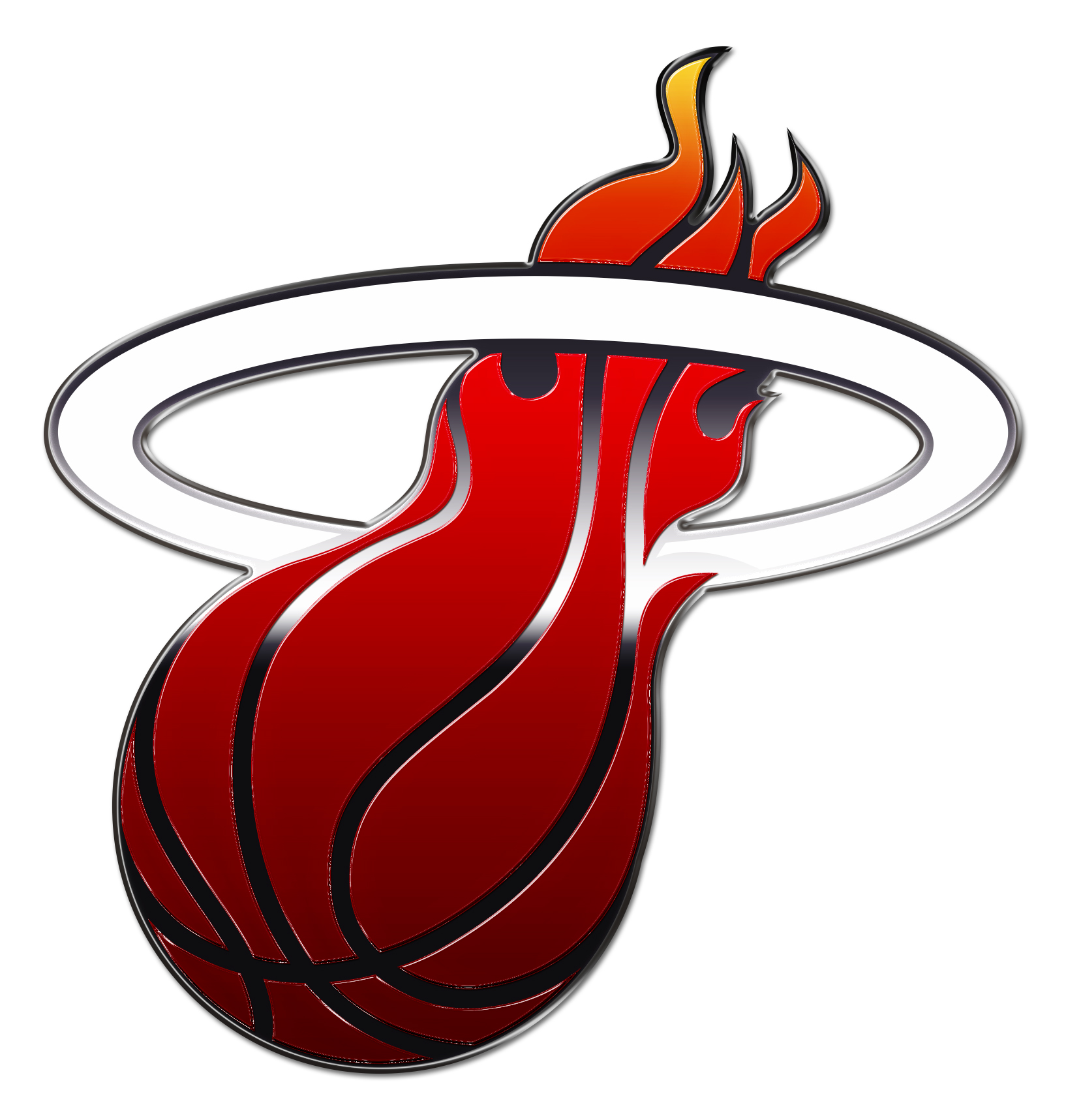 Miami Heat Crystal Logo iron on paper